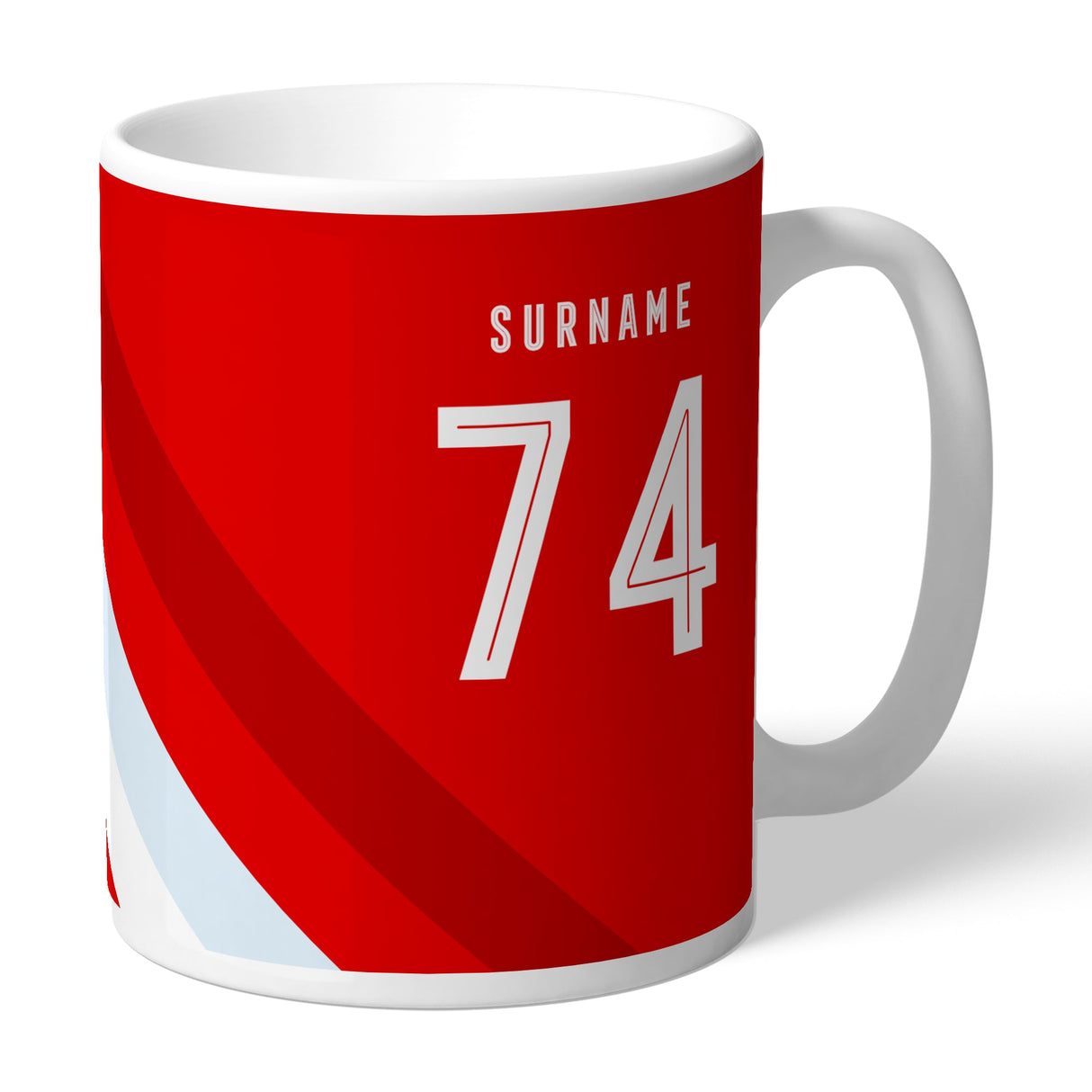 Personalised Brentford FC Stripe Mug