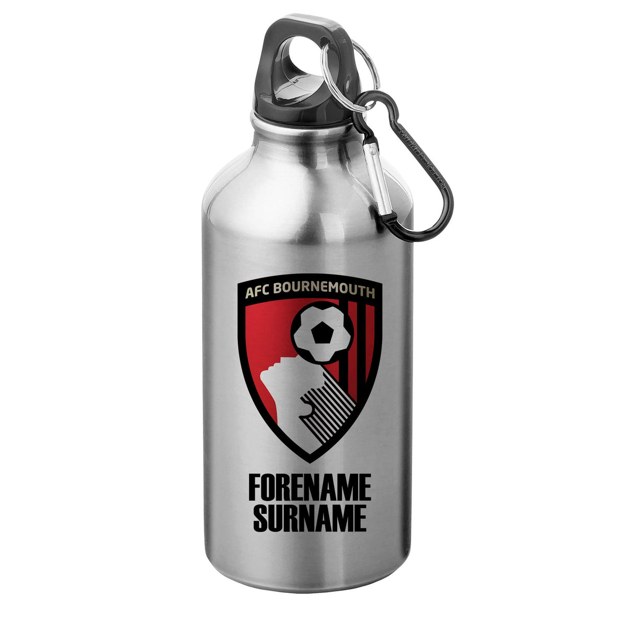 Personalised AFC Bournemouth Crest Water Bottle