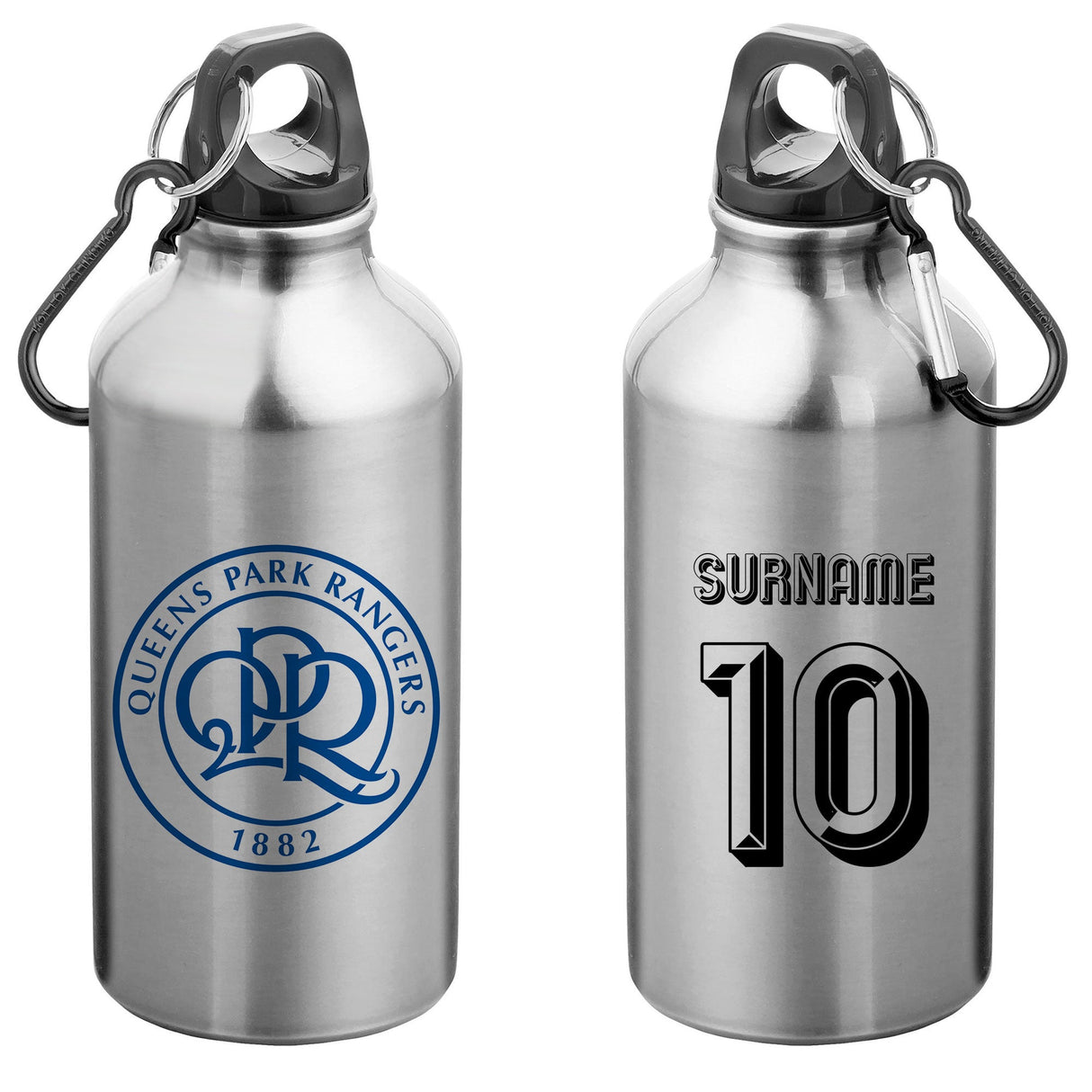 Personalised Queens Park Rangers FC Retro Water Bottle