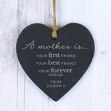 A Mother Is' Slate Heart Decoration - Gift Moments