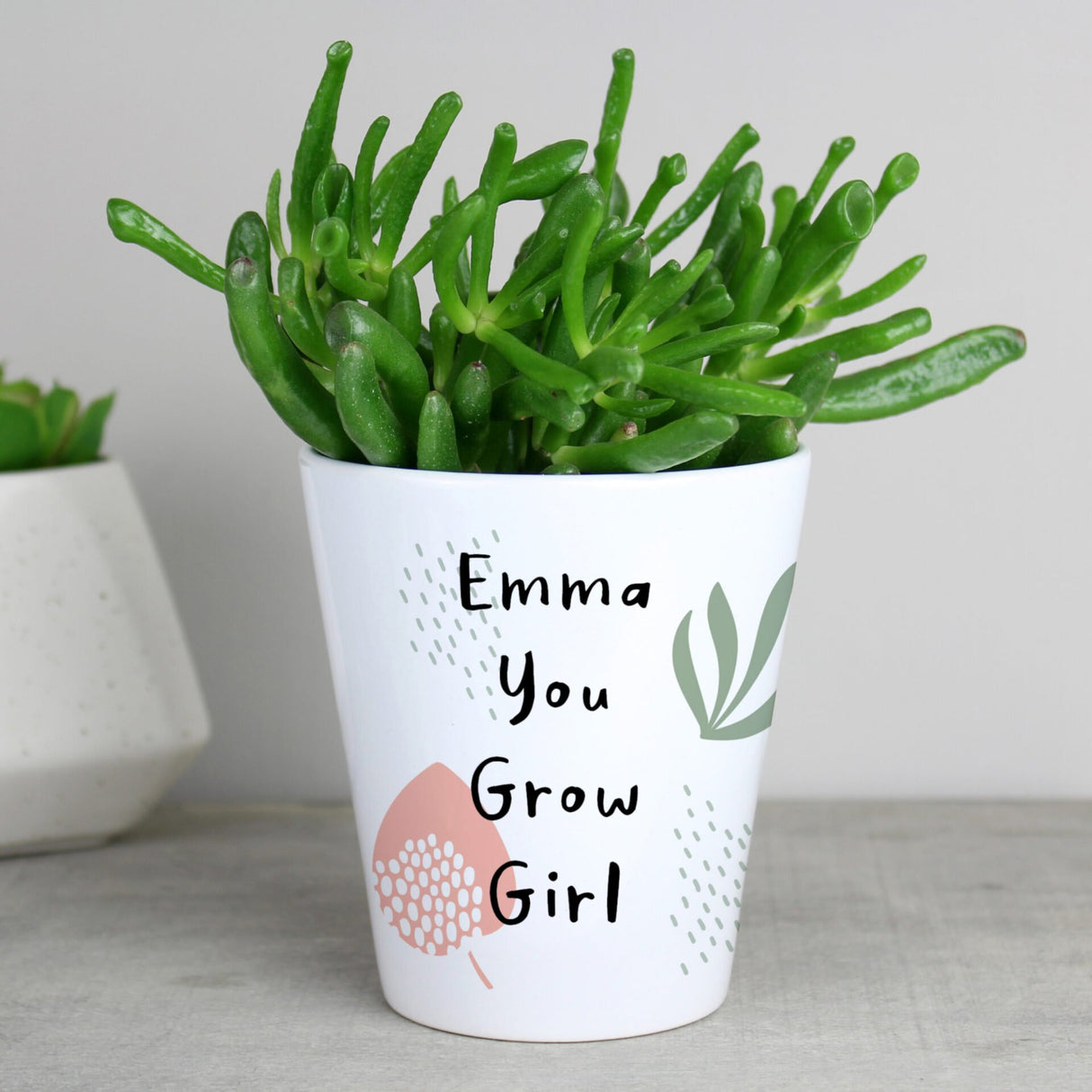 Personalised Abstract Pattern Plant Pot: 3 - Pots & Planters By Gift Moments