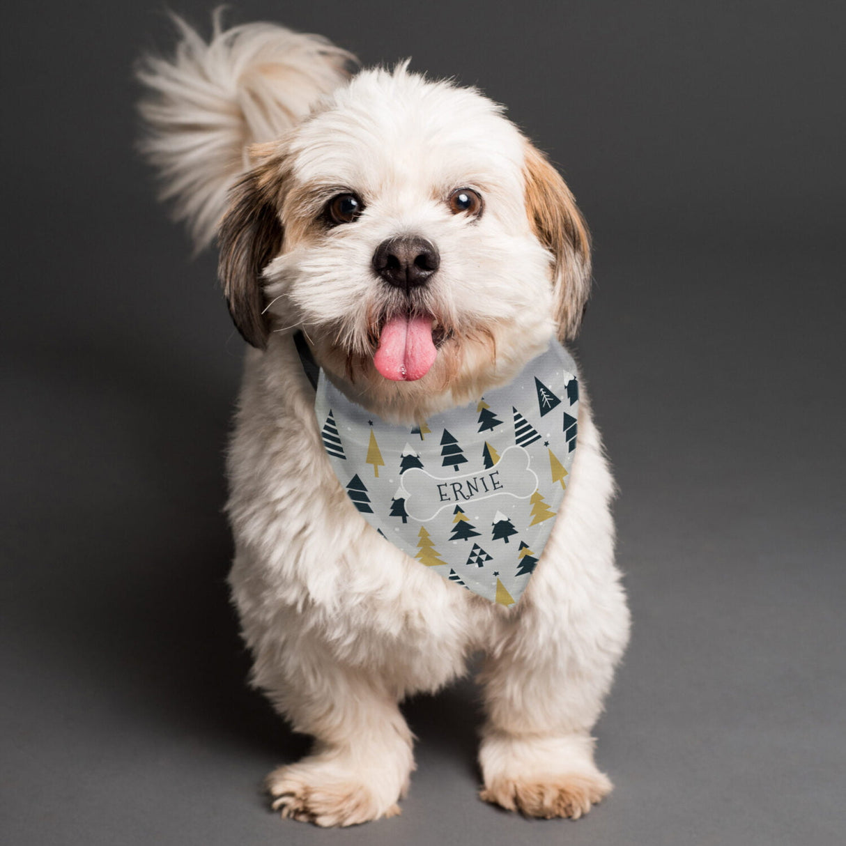 Personalised Christmas Tree Dog Bandana - Shop Pet Products At Gift Moments - 3