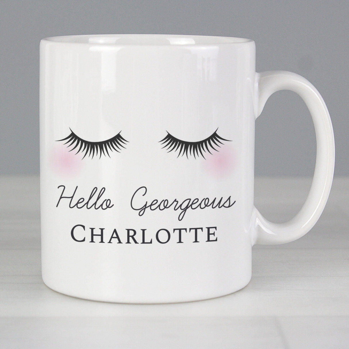 Personalised Eyelashes Mug: 3 - Mugs By Gift Moments