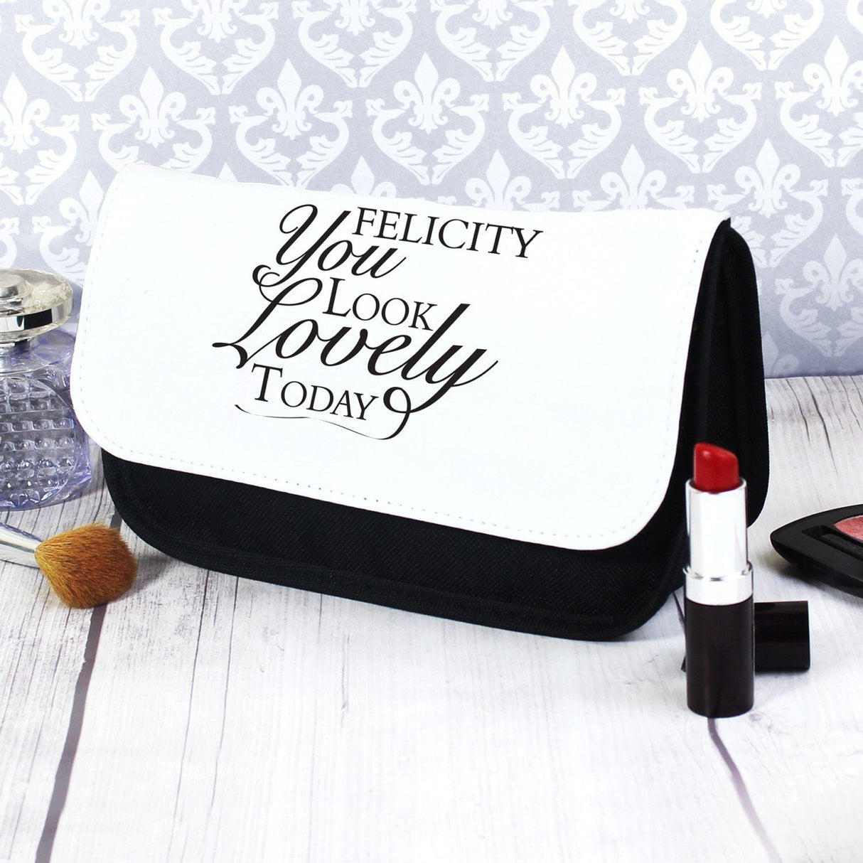 Personalised Look Lovely Make Up Bag: 1 - Toiletry & Makeup Bags By Gift Moments
