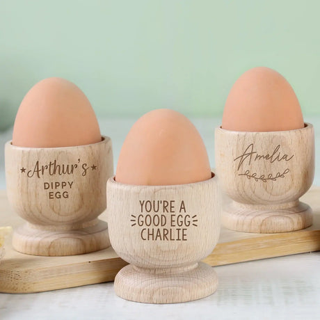 Personalised Egg Cups & Boards for Breakfast Bliss