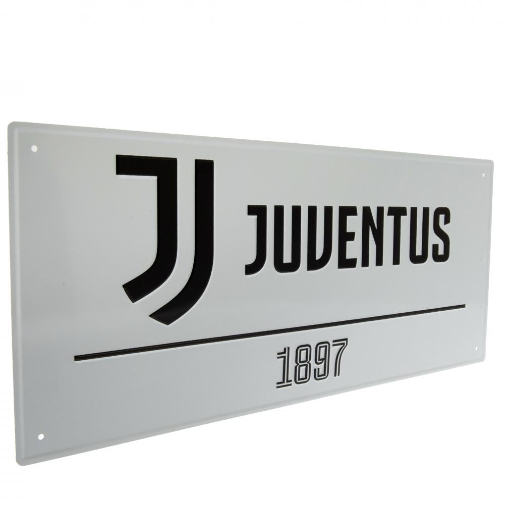 Juventus FC White Street Sign - Shop Signs & Plaques At Gift Moments - 2