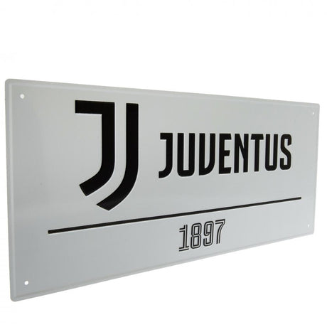 Juventus FC White Street Sign - Shop Signs & Plaques At Gift Moments - 2