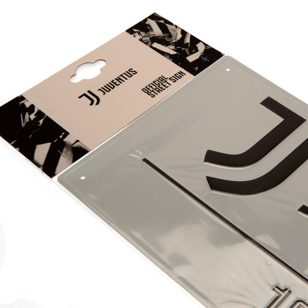 Juventus FC White Street Sign - Shop Signs & Plaques At Gift Moments - 3
