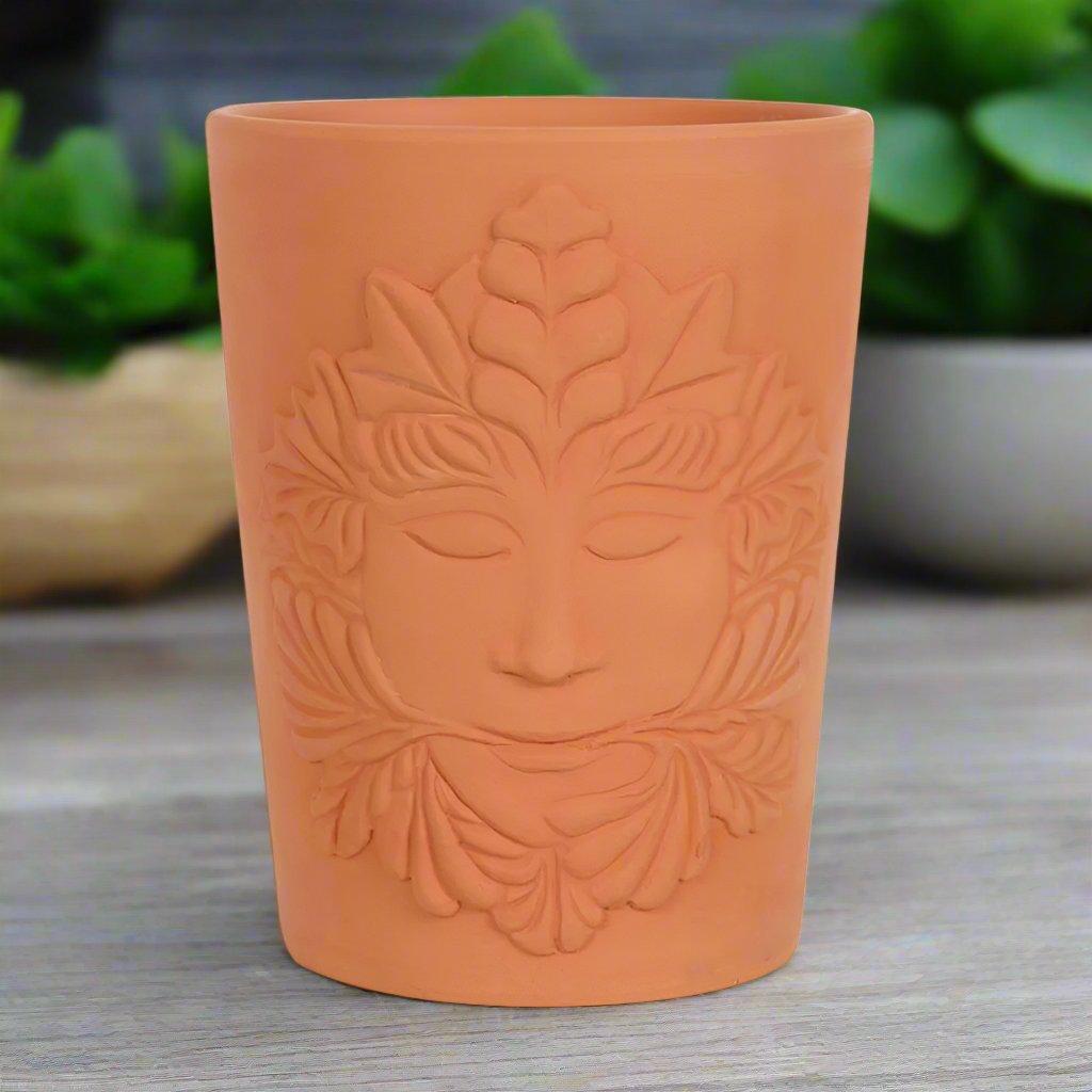 16cm Green Goddess Terracotta Plant Pot: 1 - Pots & Planters By Gift Moments