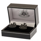 Newcastle United FC Black IP Cufflinks - Shop Cufflinks & Tie Slides At Gift Moments - 1