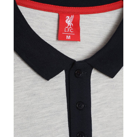 Liverpool FC Colour Block Polo Mens Navy XX Large
