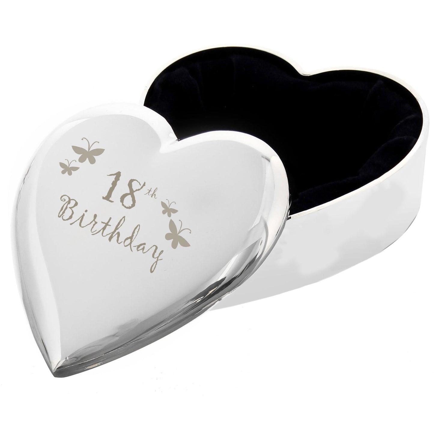 18th Butterflies Heart Trinket Box: 2 - Trinket Boxes By Gift Moments