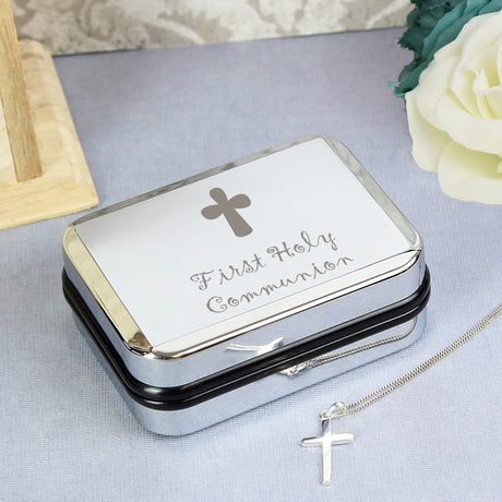 1st Holy Communion Cross Necklace: 1 - Necklaces By Gift Moments