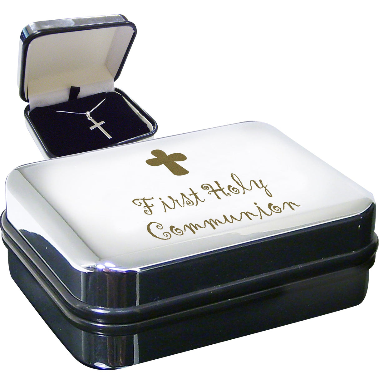 1st Holy Communion Cross Necklace: 2 - Necklaces By Gift Moments