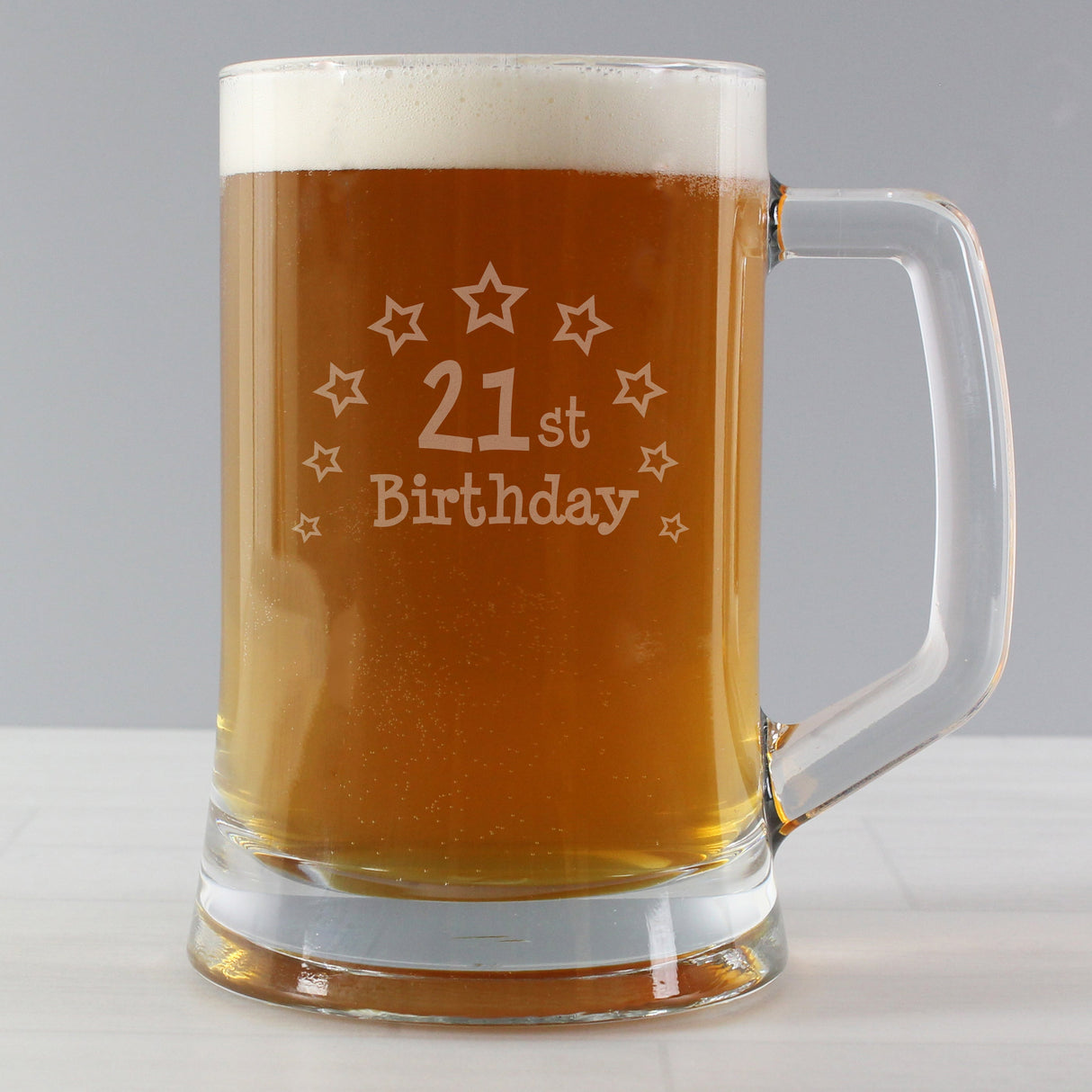 21st Birthday Stern Tankard: 3 - Tankards By Gift Moments