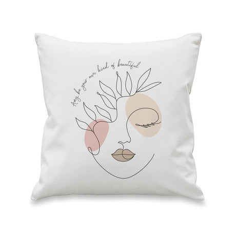 Personalised Grace Line Art Cushion