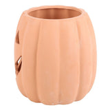 25cm Terracotta Cut Out Pumpkin Decoration: 4 - By Gift Moments