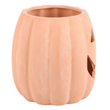 25cm Terracotta Cut Out Pumpkin Decoration: 2 - By Gift Moments