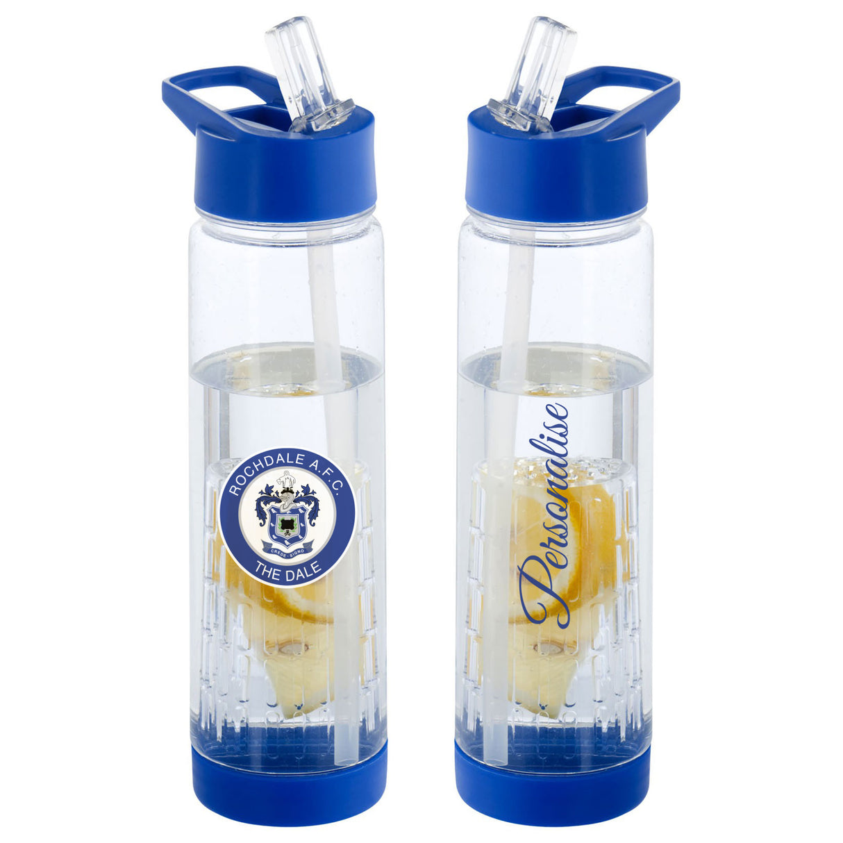 Personalised Rochdale AFC Crest Infuser Sport Bottle