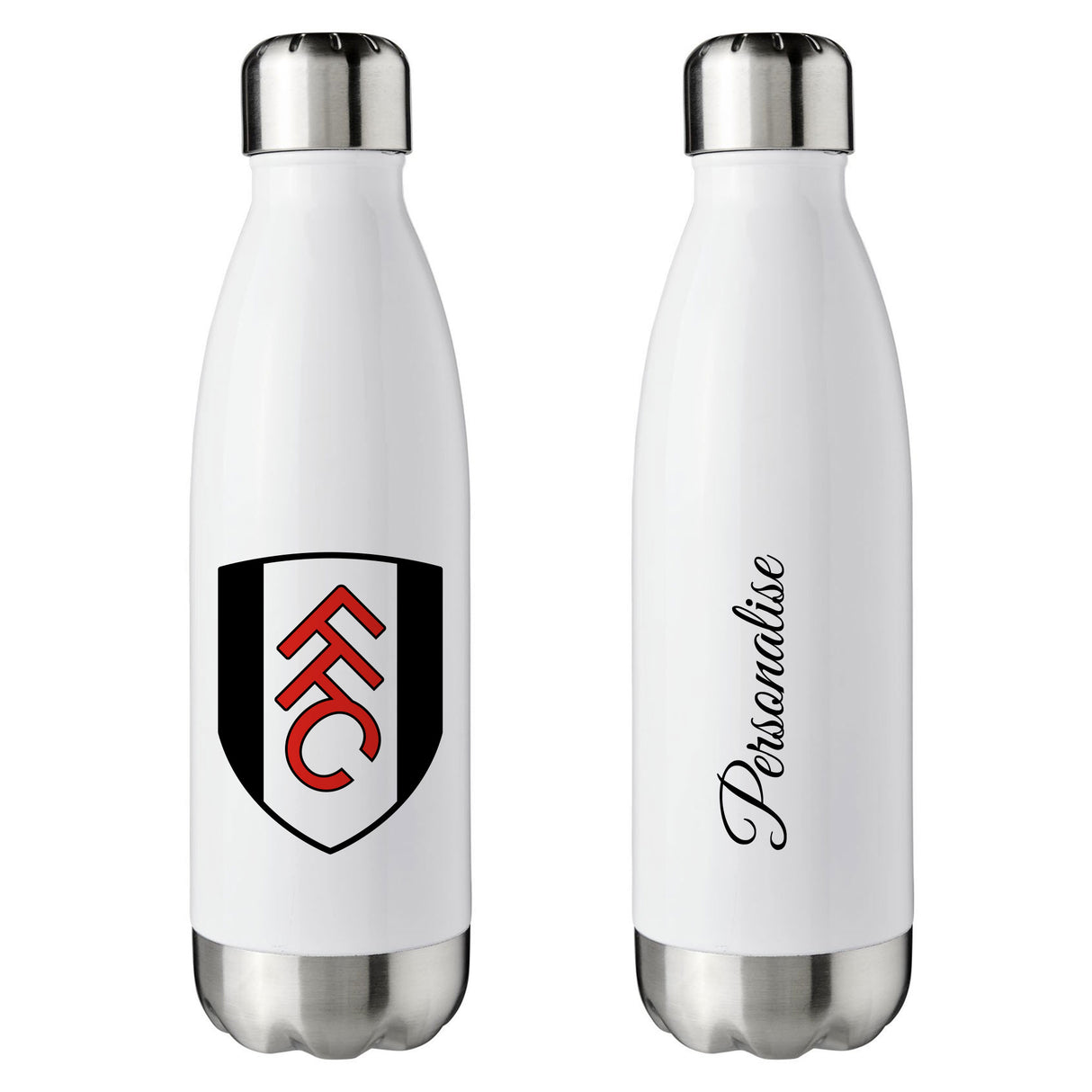 Personalised Fulham FC Crest Insulated Water Bottle