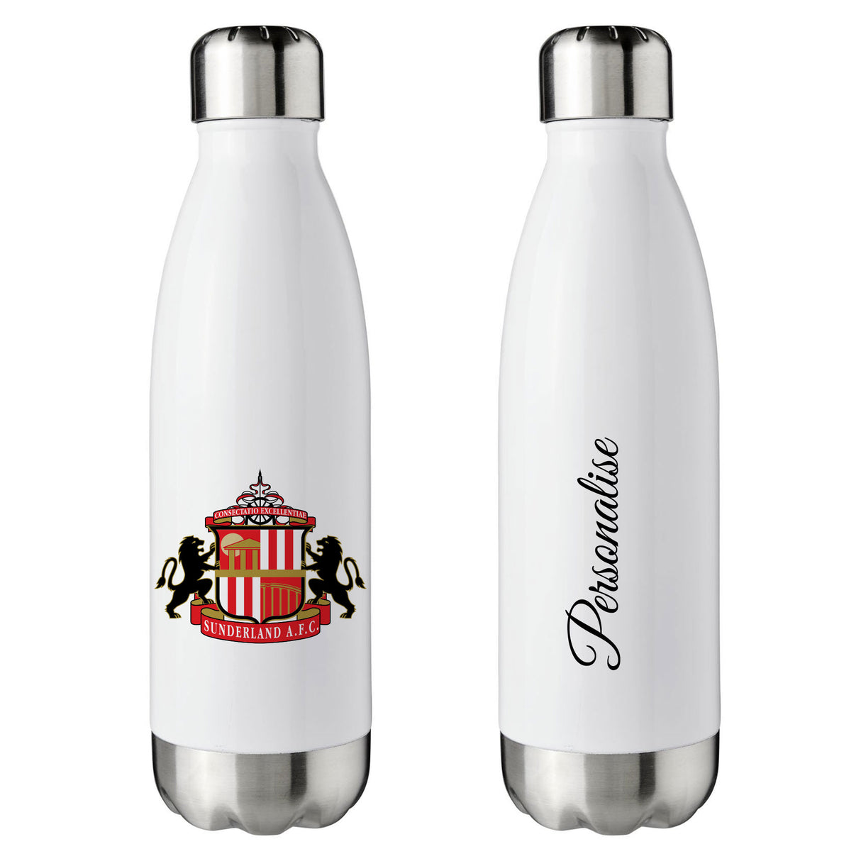 Personalised Sunderland AFC Crest Insulated Water Bottle