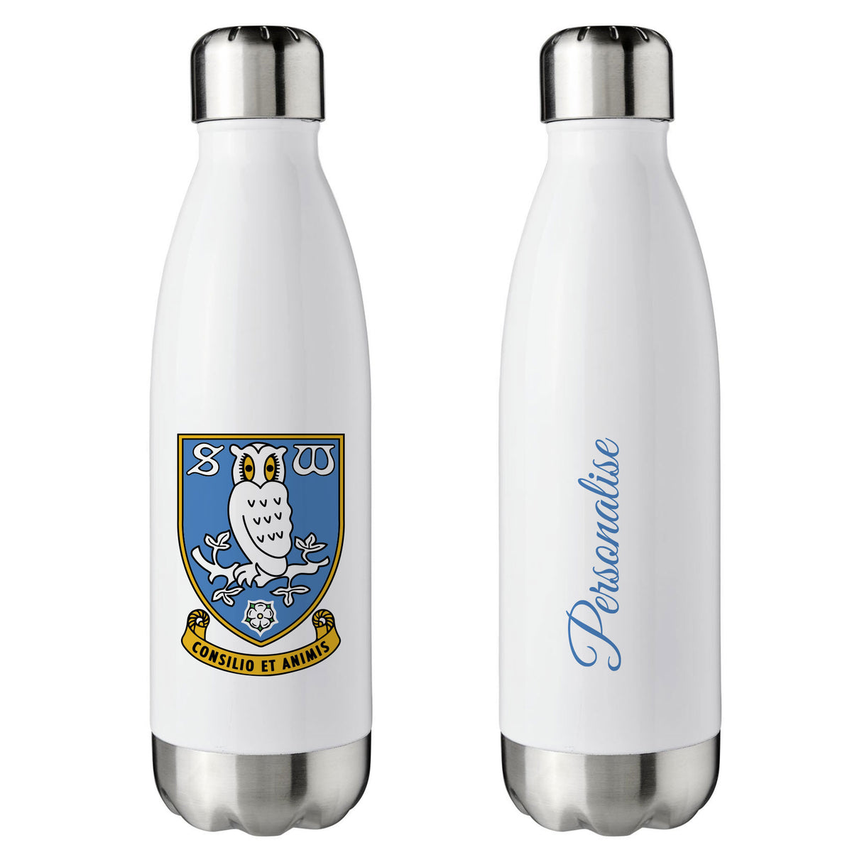Personalised Sheffield Wednesday FC Crest Insulated Water Bottle