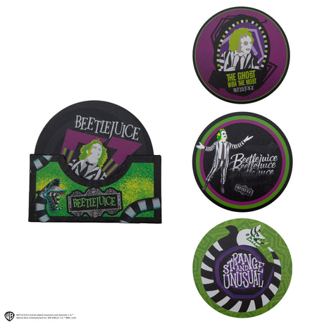 Set of 4 Beetlejuice Coasters - Shop Coasters At Gift Moments - 2