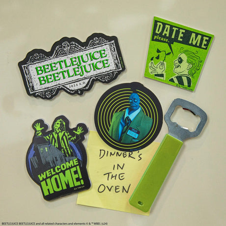 Set of 4 Beetlejuice Magnets - Shop Magnets At Gift Moments - 1