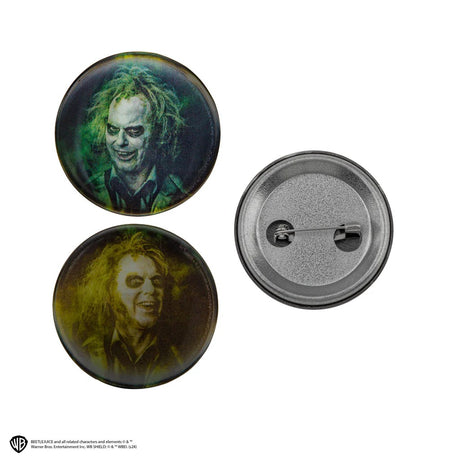 Set of 6 Beetlejuice Lenticular Badges - Shop Badges At Gift Moments - 5
