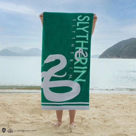 Slytherin Beach Towel - Shop Towels At Gift Moments - 1