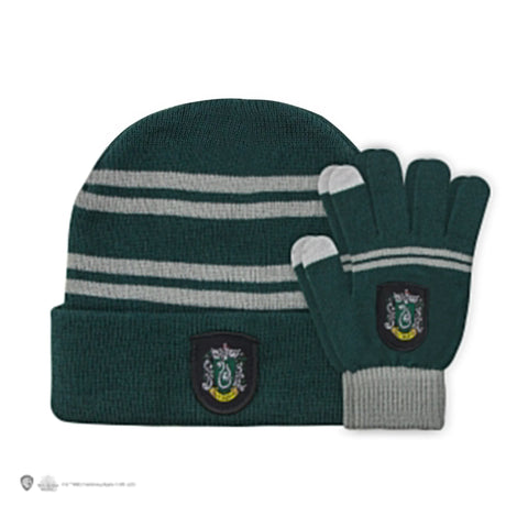Kids Slytherin Gloves and Beanie Set - Shop Caps & Hats At Gift Moments - 2