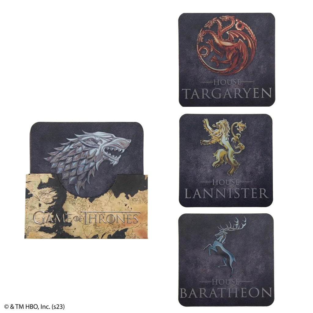 Set of 4 Game of Thrones Coasters - Shop Coasters At Gift Moments - 9