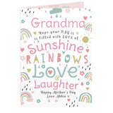 Personalised Rainbows & Sunshine Card