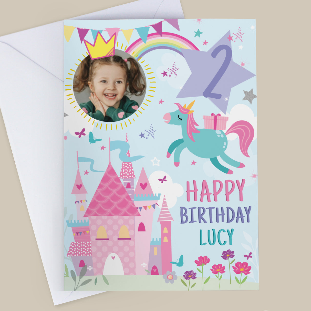 Personalised Photo Upload Princess Birthday Card - Shop Greeting Cards At Gift Moments - 4