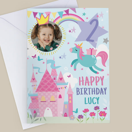 Personalised Photo Upload Princess Birthday Card - Shop Greeting Cards At Gift Moments - 4