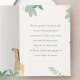 Personalised Photo Upload Safari New Baby Card - Shop Greeting Cards At Gift Moments - 3