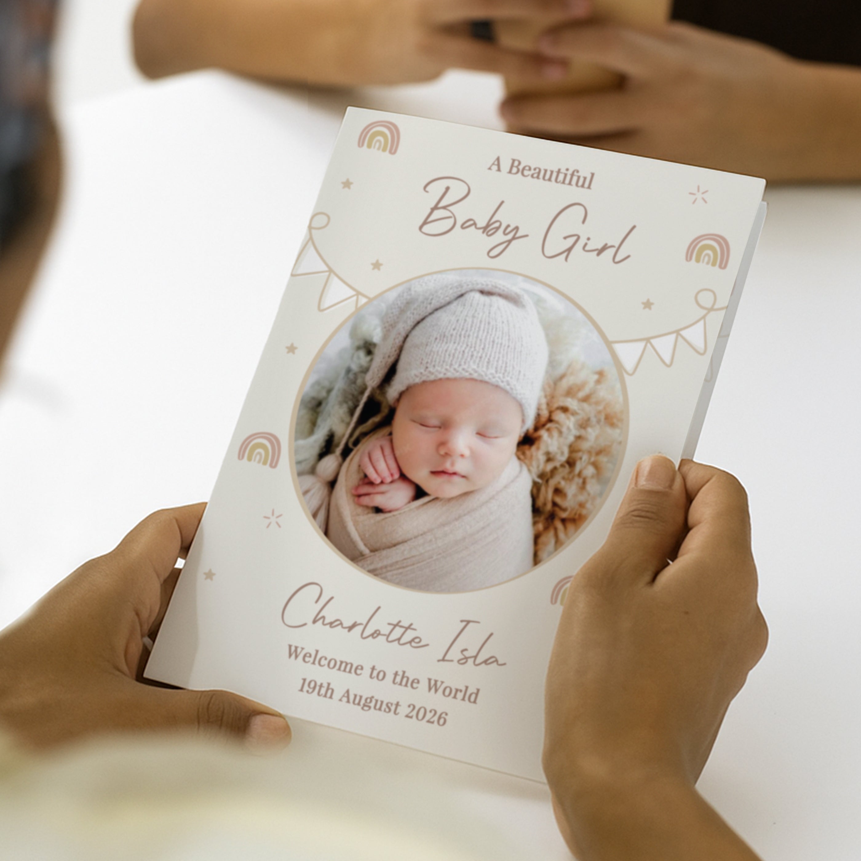 Personalised Photo Upload New Baby Card - Shop At Gift Moments - 2