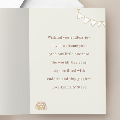 Personalised Photo Upload New Baby Card - Shop Greeting Cards At Gift Moments - 3