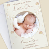 Personalised Photo Upload New Baby Card - Shop Greeting Cards At Gift Moments - 4