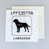 Personalised Lifes better with . . . Coaster Card