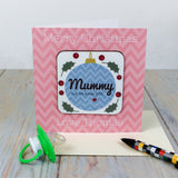 Personalised Mummy Our 1st Christmas Coaster Card