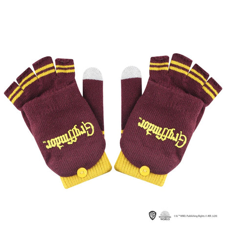 Gloves Mitten Fingerless - Gryffindor - Shop Gloves At Gift Moments - 2