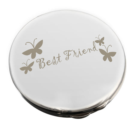 Best Friend Round Compact Mirror