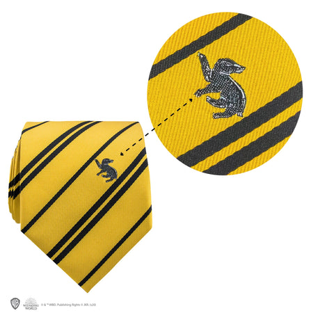 Deluxe Hufflepuff Tie - Shop Ties At Gift Moments - 6