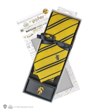 Deluxe Hufflepuff Tie - Shop Ties At Gift Moments - 7
