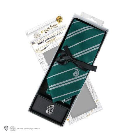 Deluxe Slytherin Tie - Shop Ties At Gift Moments - 7
