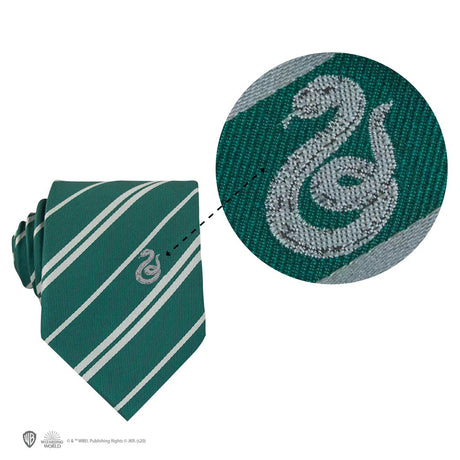 Deluxe Slytherin Tie - Shop Ties At Gift Moments - 6