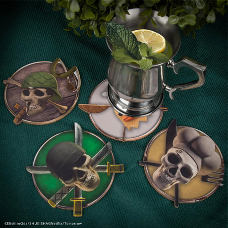 Set of 4 One Piece Characters Series 2 Coasters - Shop Coasters At Gift Moments - 1