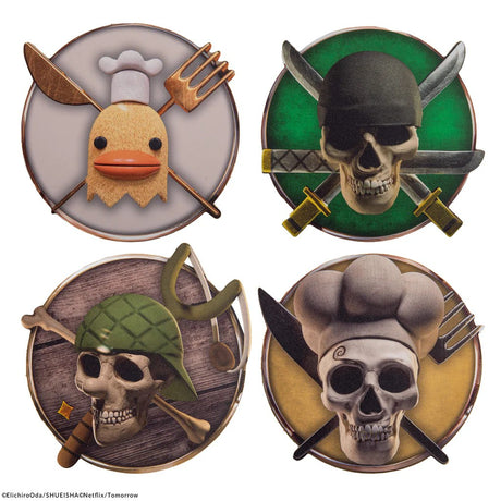 Set of 4 One Piece Characters Series 2 Coasters - Shop Coasters At Gift Moments - 3