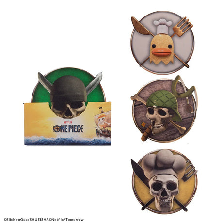 Set of 4 One Piece Characters Series 2 Coasters - Shop Coasters At Gift Moments - 2